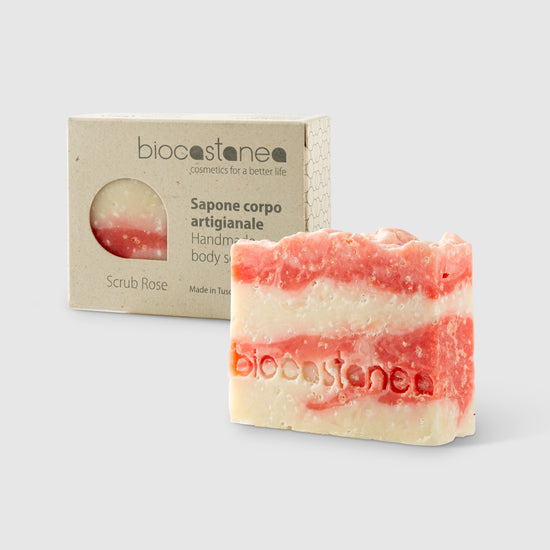 Body Soap Scrub Rose
