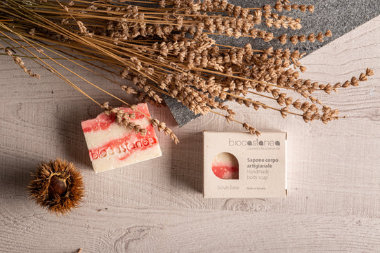 Body Soap Scrub Rose